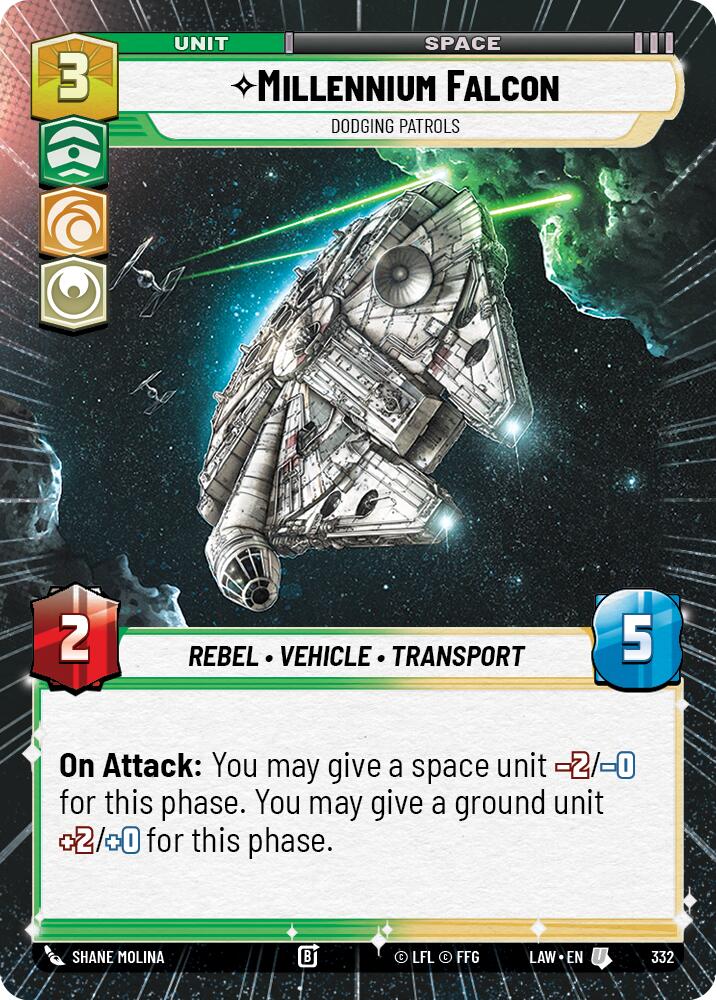Millennium Falcon - Dodgin Patrols (332) (Hyperspace) (332) [A Lawless Time]