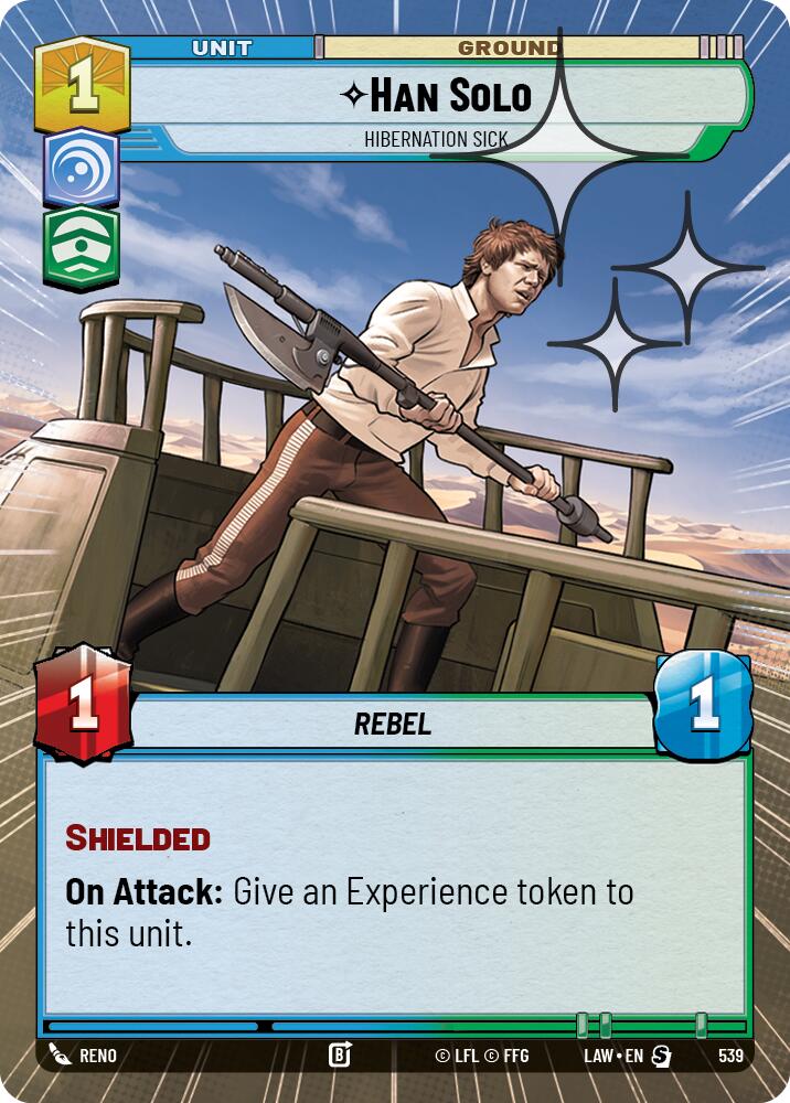 Han Solo - Hibernation Sick (301) (Hyperspace Foil) (301) [A Lawless Time]