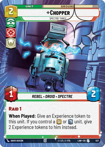 Chopper - Spectre Three (319) (Hyperspace Foil) (319) [A Lawless Time]