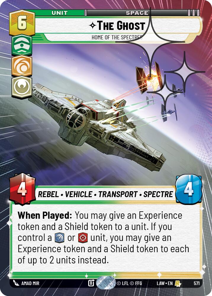 The Ghost - Home of the Spectres (333) (Hyperspace Foil) (333) [A Lawless Time]
