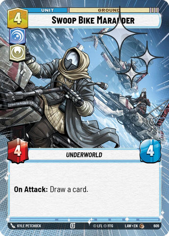 Swoop Bike Marauder (371) (Hyperspace Foil) (371) [A Lawless Time]