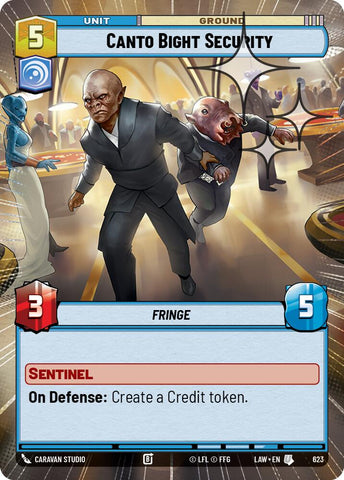 Canto Bight Security (385) (Hyperspace Foil) (385) [A Lawless Time]
