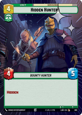 Hidden Hunters (424) (Hyperspace Foil) (424) [A Lawless Time]