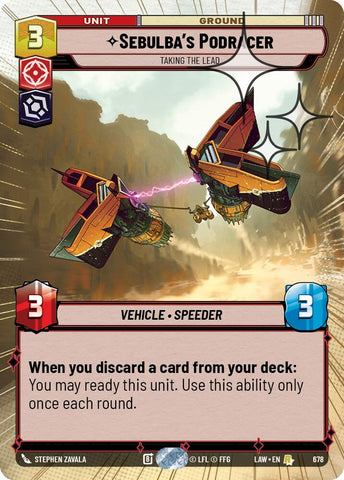 Sebulba's Podracer - Taking the Lead (440) (Hyperspace Foil) (440) [A Lawless Time]