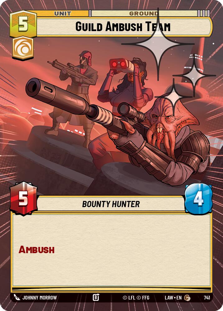 Guild Ambush Team (503) (Hyperspace Foil) (503) [A Lawless Time]