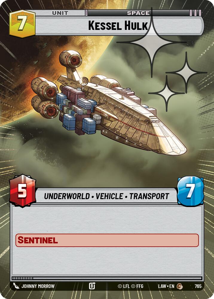 Kessel Hulk (527) (Hyperspace Foil) (527) [A Lawless Time]