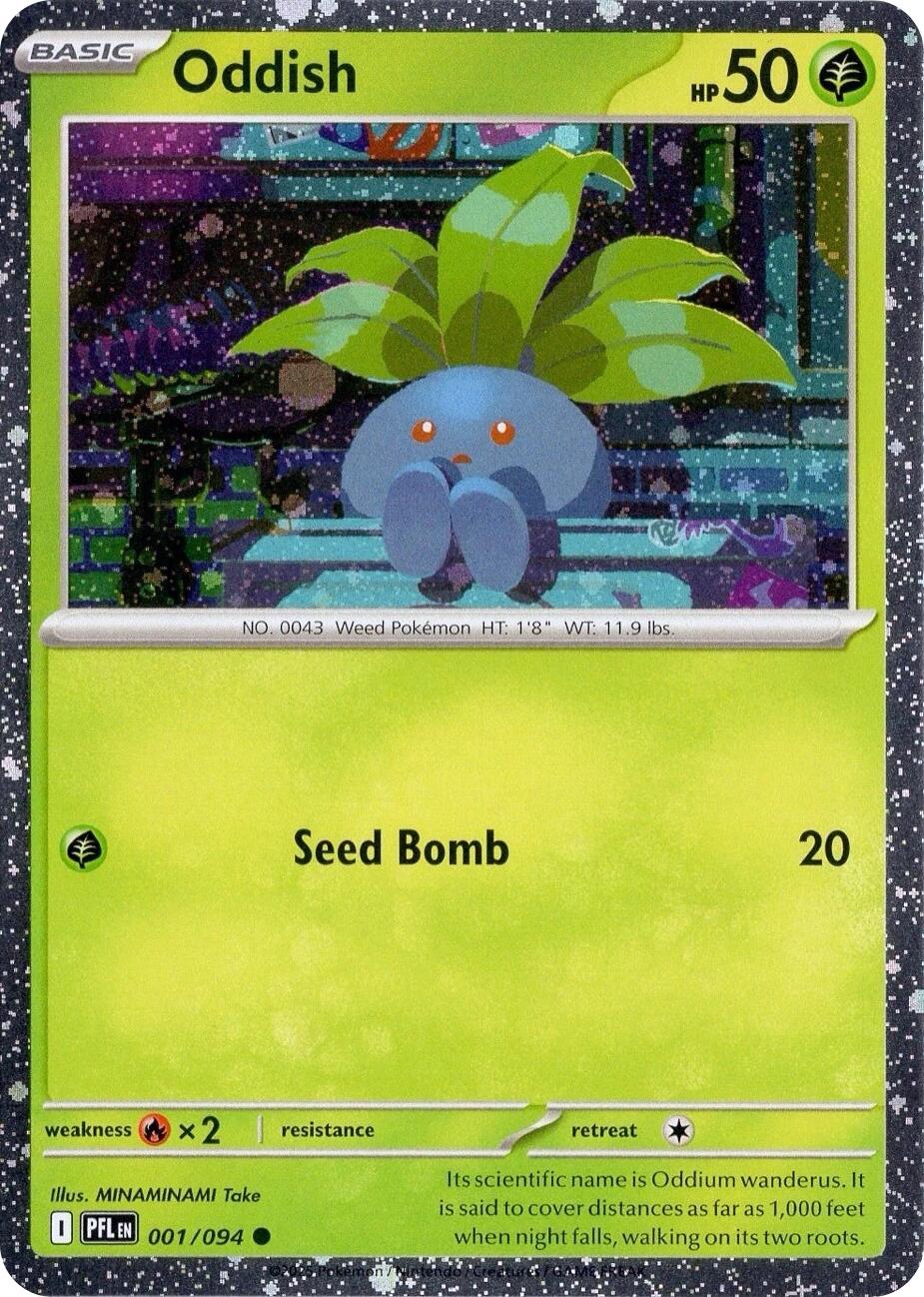 Oddish (001/094) (Cosmos Holo) [Miscellaneous Cards]