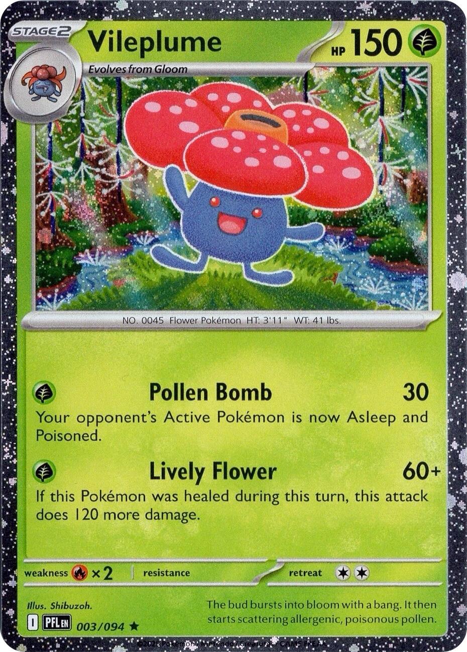 Vileplume (003/094) (Cosmos Holo) [Miscellaneous Cards]