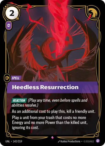 Heedless Resurrection [UNL - 142/219]