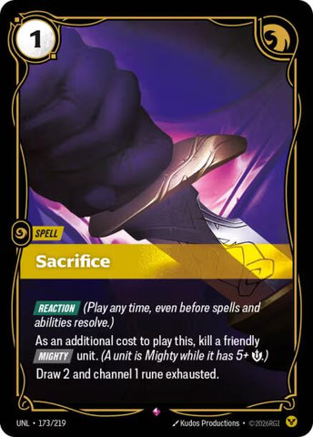 Sacrifice [UNL - 173/219]