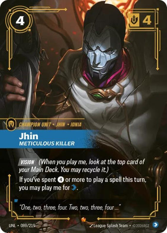 Jhin - Meticulous Killer [UNL - 089/219]