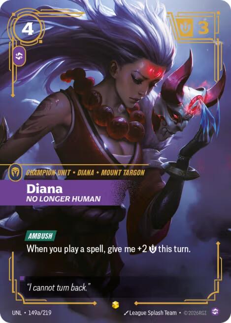 Diana - No Longer Human (Alternate Art) [UNL - 149a/219]