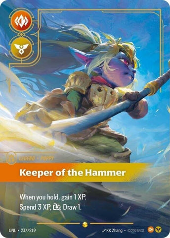 Poppy - Keeper of the Hammer (Overnumbered) [UNL - 237/219]
