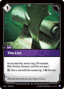 The List [UNL - 138/219]