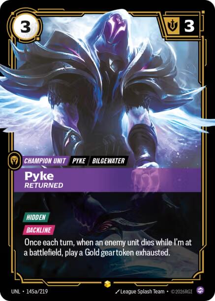 Pyke - Returned (Alternate Art) [UNL - 145a/219]