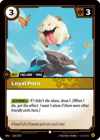 Loyal Poro [UNL - 156/219]