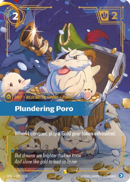 Plundering Poro (Overnumbered) [UNL - 222/219]
