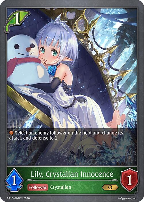 Lily, Crystalian Innocence (BP16-007EN) [Advent of Genesis]