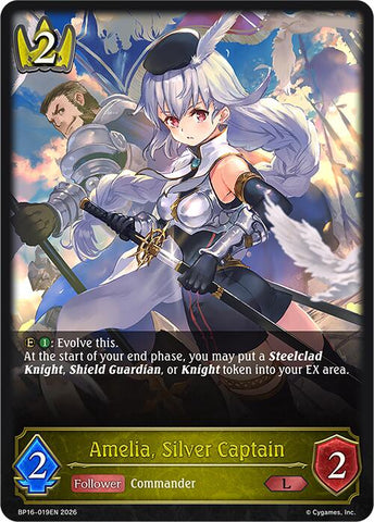 Amelia, Silver Captain (BP16-019EN) [Advent of Genesis]