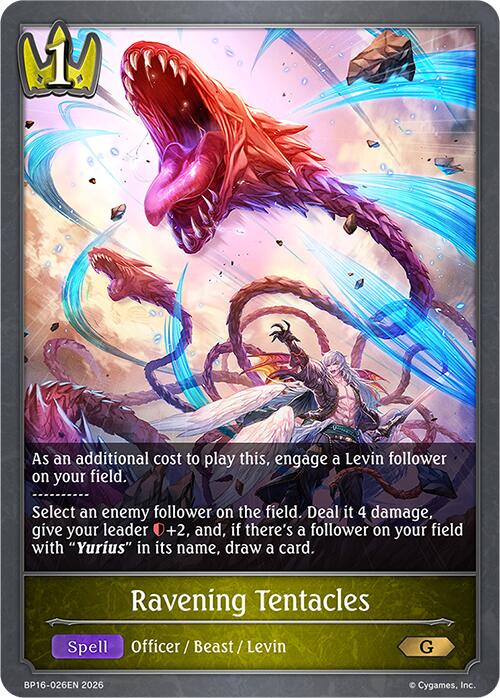 Ravening Tentacles (BP16-026EN) [Advent of Genesis]