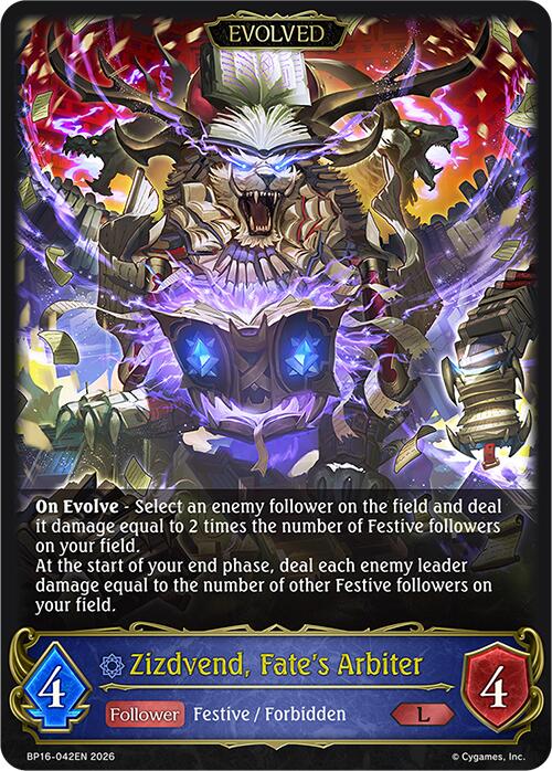 Zizdvend, Fate's Arbiter (Evolved) (BP16-042EN) [Advent of Genesis]