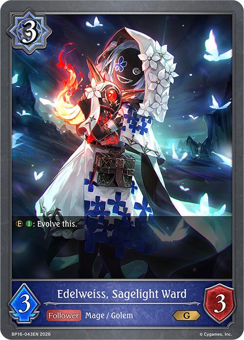 Edelweiss, Sagelight Ward (BP16-043EN) [Advent of Genesis]