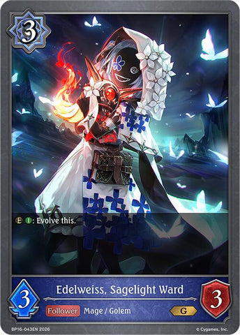 Edelweiss, Sagelight Ward (BP16-043EN) [Advent of Genesis]
