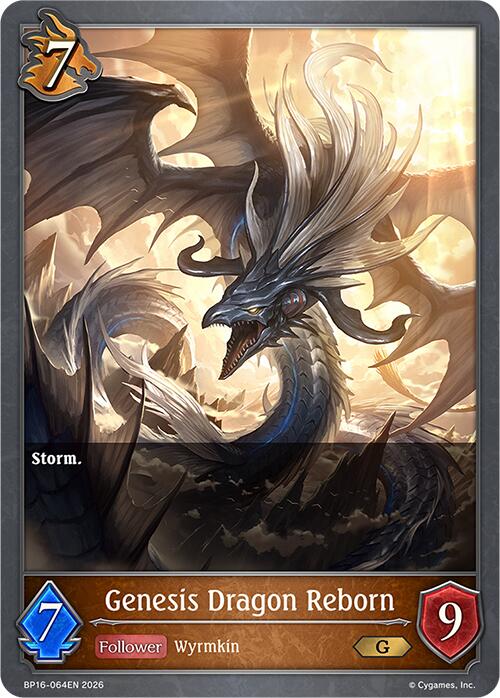 Genesis Dragon Reborn (BP16-064EN) [Advent of Genesis]