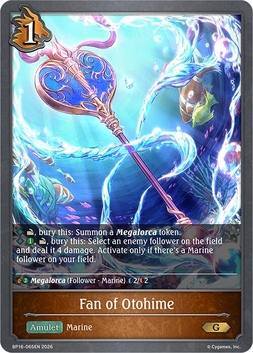 Fan of Otohime (BP16-065EN) [Advent of Genesis]