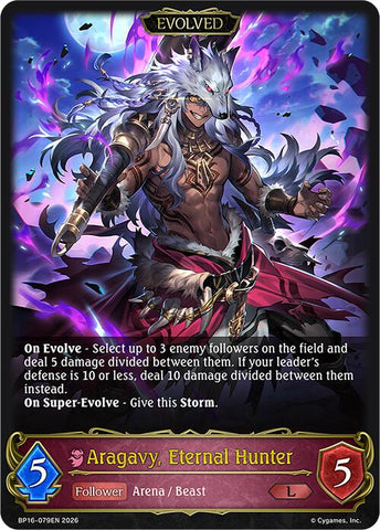 Aragavy, Eternal Hunter (Evolved) (BP16-079EN) [Advent of Genesis]