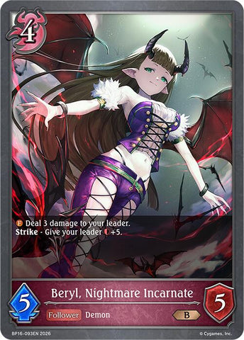 Beryl, Nightmare Incarnate (BP16-093EN) [Advent of Genesis]