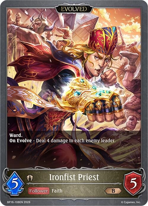 Ironfist Priest (Evolved) (BP16-108EN) [Advent of Genesis]