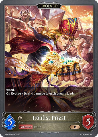 Ironfist Priest (Evolved) (BP16-108EN) [Advent of Genesis]