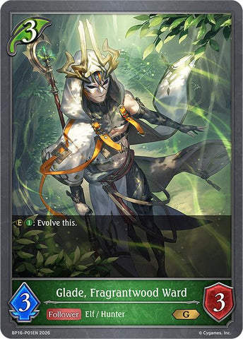 Glade, Fragrantwood Ward - P01 (Foil) (BP16-P01EN) [Advent of Genesis]