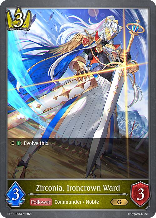 Zirconia, Ironcrown Ward - P04 (Foil) (BP16-P05EN) [Advent of Genesis]