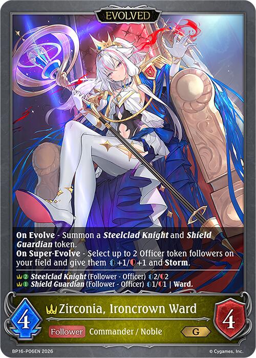Zirconia, Ironcrown Ward (Evolved) - P06 (Foil) (BP16-P06EN) [Advent of Genesis]