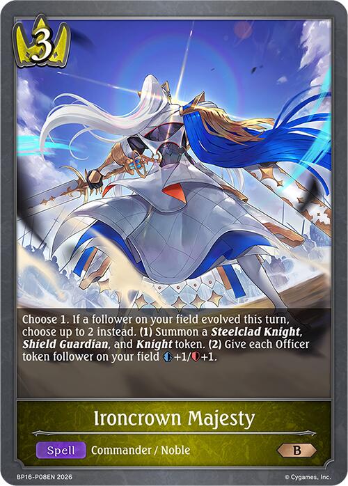 Ironcrown Majesty - P08 (Foil) (BP16-P08EN) [Advent of Genesis]
