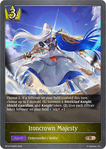 Ironcrown Majesty - P08 (Foil) (BP16-P08EN) [Advent of Genesis]