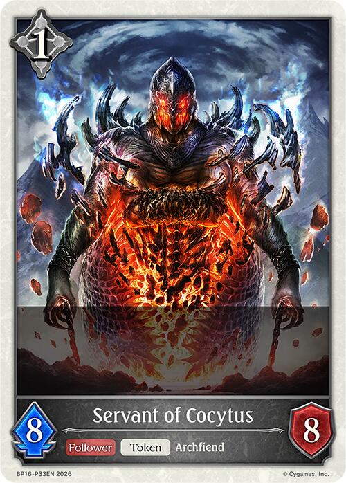 Servant of Cocytus - P33 (Foil) (BP16-P33EN) [Advent of Genesis]