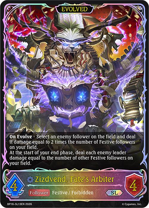 Zizdvend, Fate's Arbiter (Evolved) (BP16-SL13EN) [Advent of Genesis]