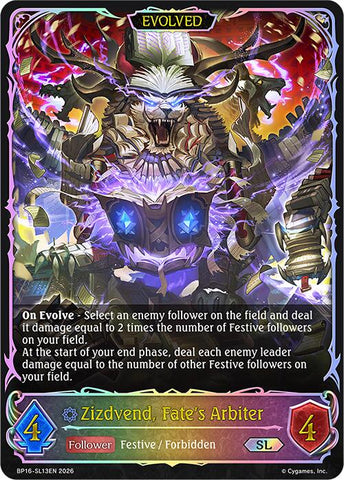 Zizdvend, Fate's Arbiter (Evolved) (BP16-SL13EN) [Advent of Genesis]
