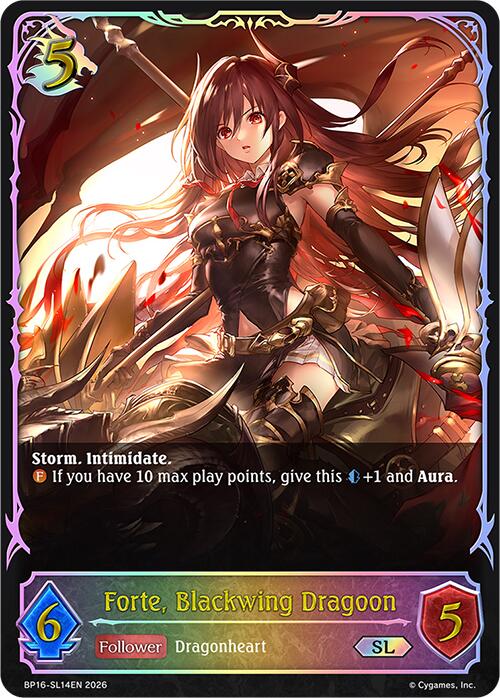 Forte, Blackwing Dragoon (BP16-SL14EN) [Advent of Genesis]