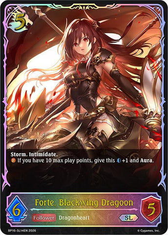 Forte, Blackwing Dragoon (BP16-SL14EN) [Advent of Genesis]