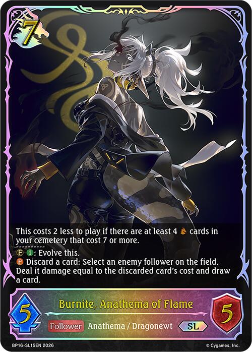 Burnite, Anathema of Flame (BP16-SL15EN) [Advent of Genesis]