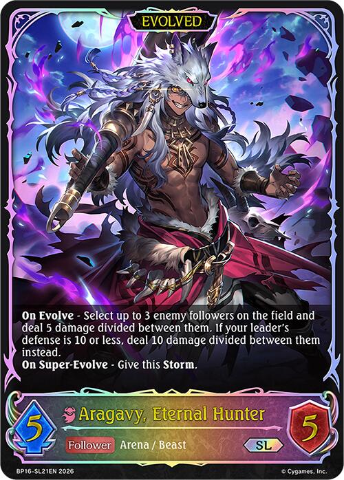 Aragavy, Eternal Hunter (Evolved) (BP16-SL21EN) [Advent of Genesis]