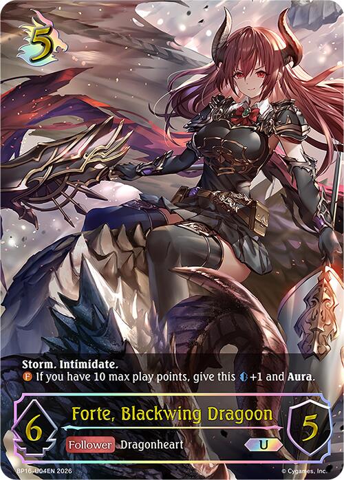 Forte, Blackwing Dragoon (BP16-U04EN) [Advent of Genesis]