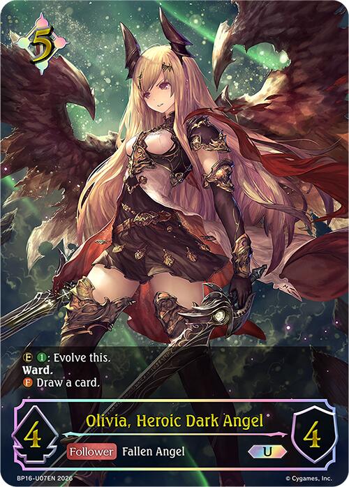 Olivia, Heroic Dark Angel (BP16-U07EN) [Advent of Genesis]