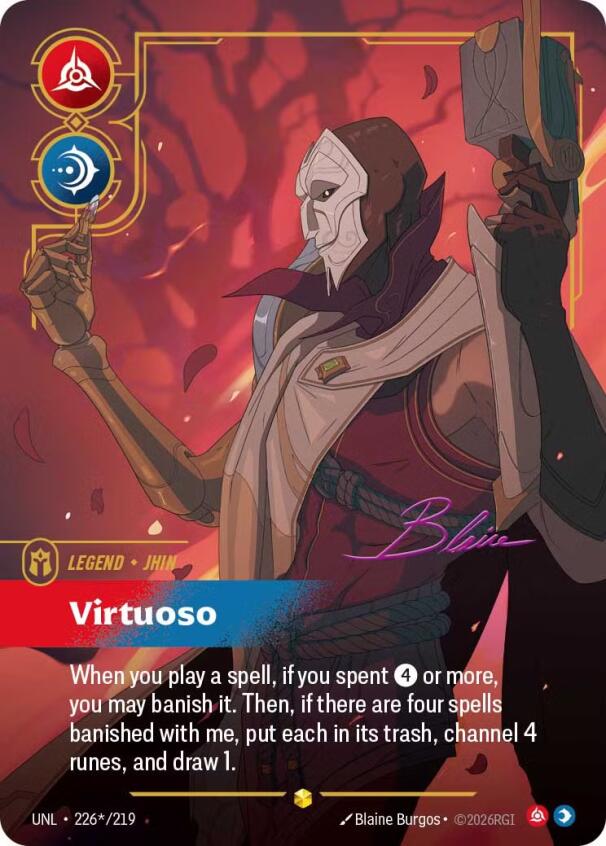 Jhin - Virtuoso (Signature) [UNL - 226*/219]