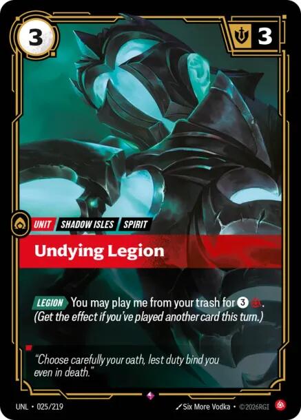 Undying Legion [UNL - 025/219]