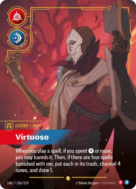 Jhin - Virtuoso (Overnumbered) [UNL - 226/219]
